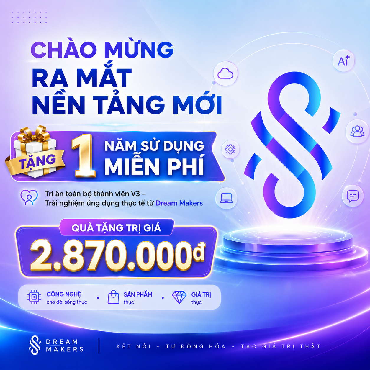 Auto Zalo AI – Nền tảng CRM & chăm sóc khách hàng đa kênh bằng AI | Dream Makers